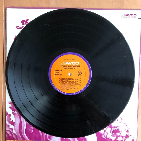 The Stylistics Lets Put it all Together Vinyl - Picture 5 of 5